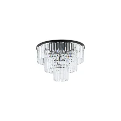 Cristal taklampe M - Svart