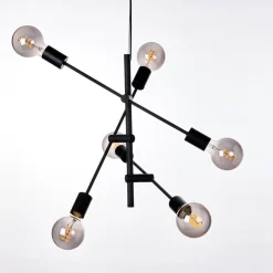 Cross takpendel 6xE27 - Svart