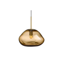 Crystal Stone Ø35 - Kakao / Messing