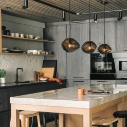 Crystal Stone Ø30 - Kakao / Messing