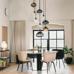 Crystal Stone Ø35 - Klar m/Soda / Messing