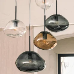 Crystal Stone Ø35 - Klar m/Soda / Svart