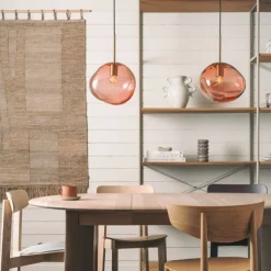 Crystal Stone Ø30 - Morgenrød / Messing