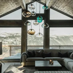 Crystal Stone Ø35 - Oliven / Svart