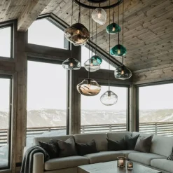 Crystal Stone Ø35 - Oliven / Stål