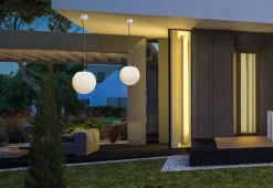 Cumulus S takpendel 30 cm utendørs IP65 E27 - Hvit