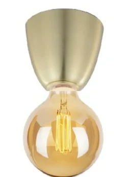 Cup 110 taklampe - Messingfarget