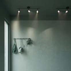 Cut spotskinne - Svart/Hvit