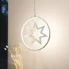 Dekorasjon med stjerne dimbar - Hvit