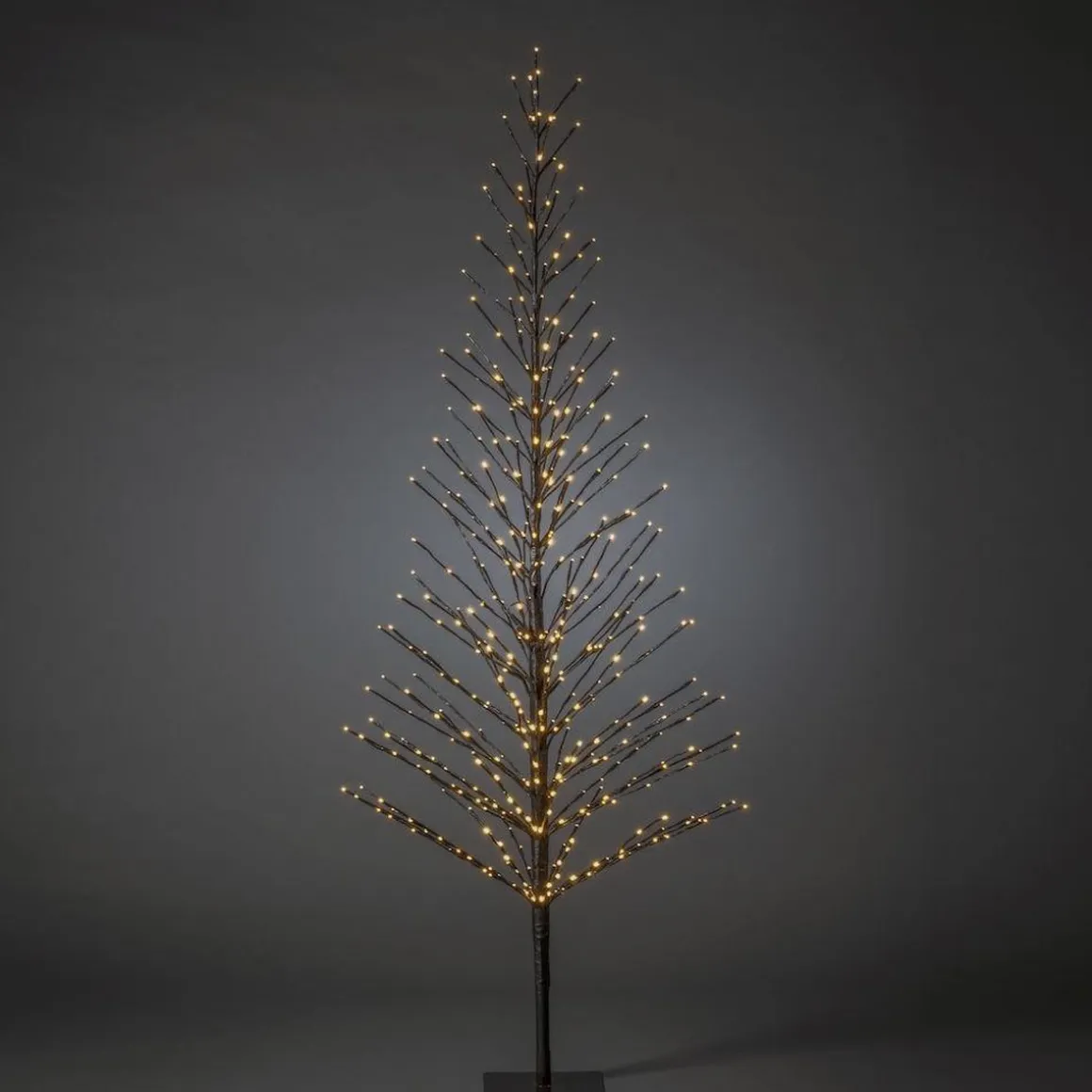 Dekorasjonstre 210 cm med 504 LED amber farget IP44 utendørs