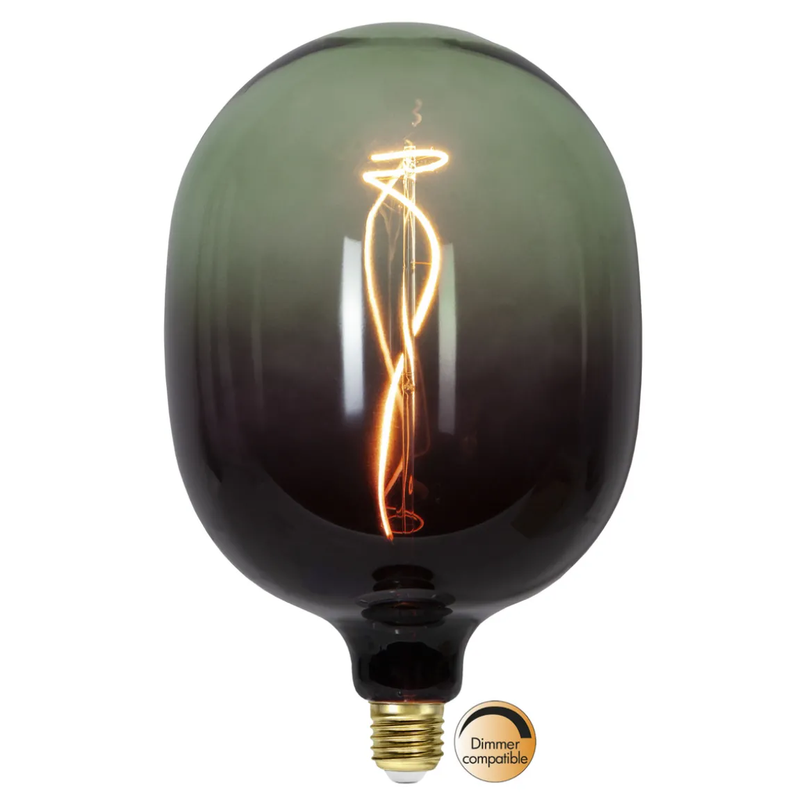 Dekorpære grønn 4W dimbar - 175 mm