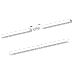 Designline rettskjøt - Hvit