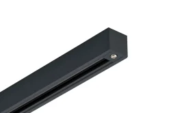 Designline Tube komplett 1 meter spotskinne med 3 spotter GU10 - Svart