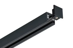 Designline Tube komplett 1 meter spotskinne med 3 spotter GU10 - Svart