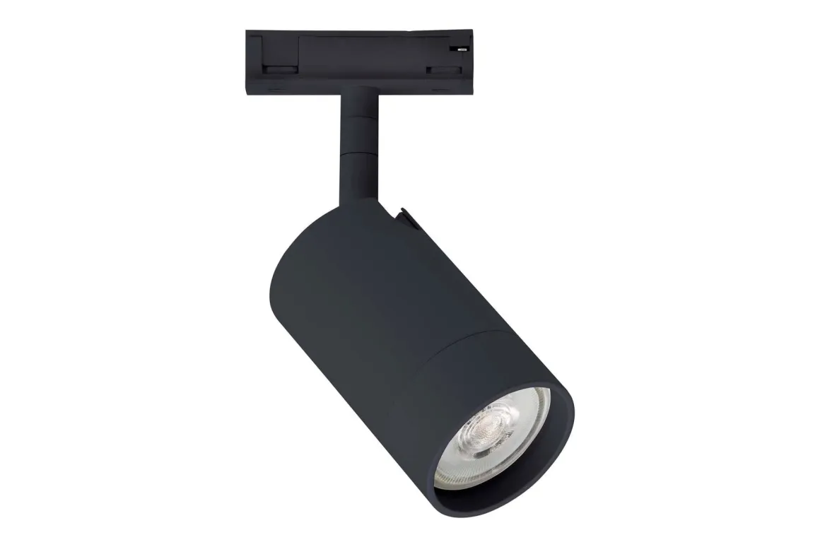 Designline Tube komplett 1.9 meter spotskinne med 4 spotter GU10 - Svart