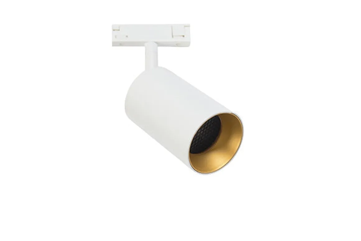Designline Tube Pro komplett 1,9 meter spotskinne med 3 spotter GU10 - Hvit
