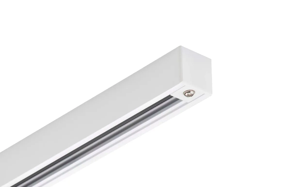 Designline Tube Pro komplett 1,9 meter spotskinne med 3 spotter GU10 - Hvit