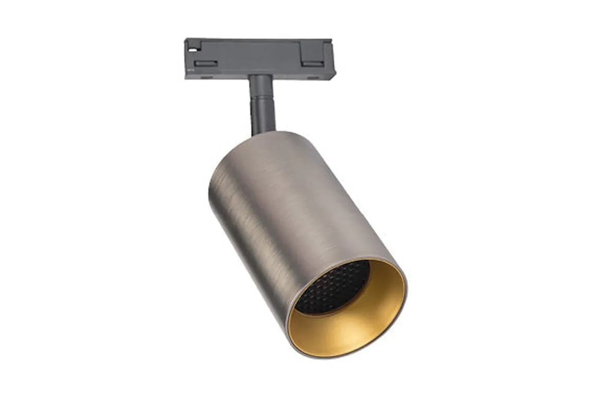 Designline Tube Pro komplett 1 meter spotskinne med 3 spotter GU10 - Svart/Titanium