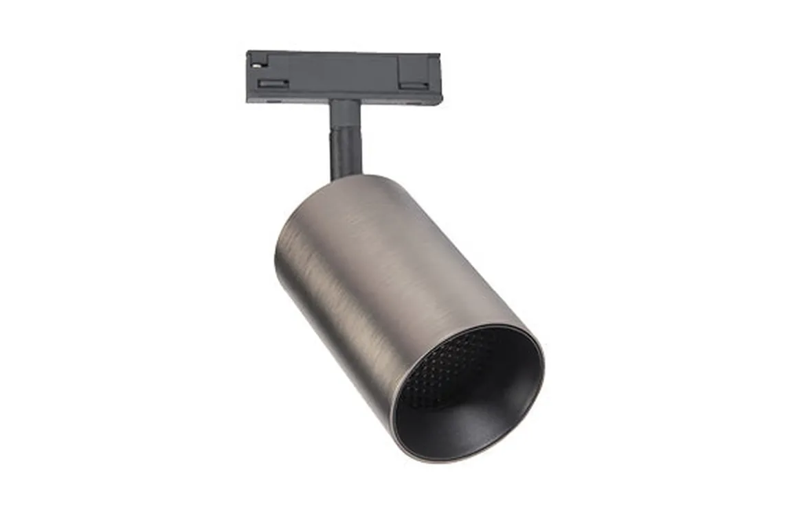 Designline Tube Pro komplett 1 meter spotskinne med 3 spotter GU10 - Svart/Titanium