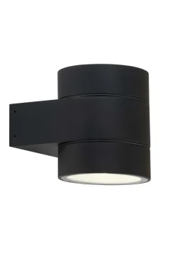 Dolio W90 vegglampe utendørs opp/ned 2x4,2W 3000K IP65 Dimbar - Svart