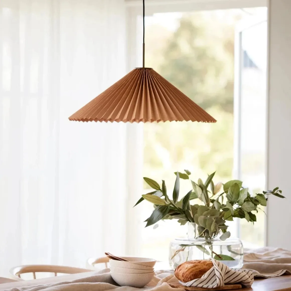 Dora takpendel 60 cm - Brun