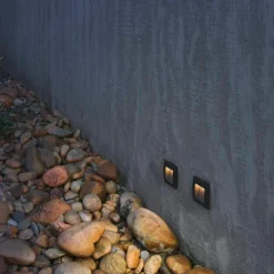 Downunder S innfelt vegglampe utendørs 1,7W 3000 Kelvin IP55