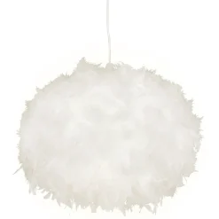 Dun takpendel 40 cm - Hvit