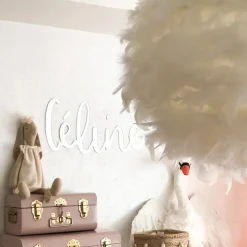 Dun takpendel 40 cm - Hvit