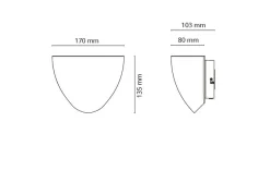 Duo vegglampe 11W 2700 Kelvin IP20 - Dimbar