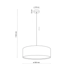 Earth takpendel 50 cm