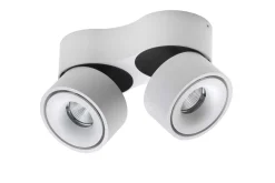 Easy W2100 Double takspot 2x10W 2700K Dimbar - Hvit