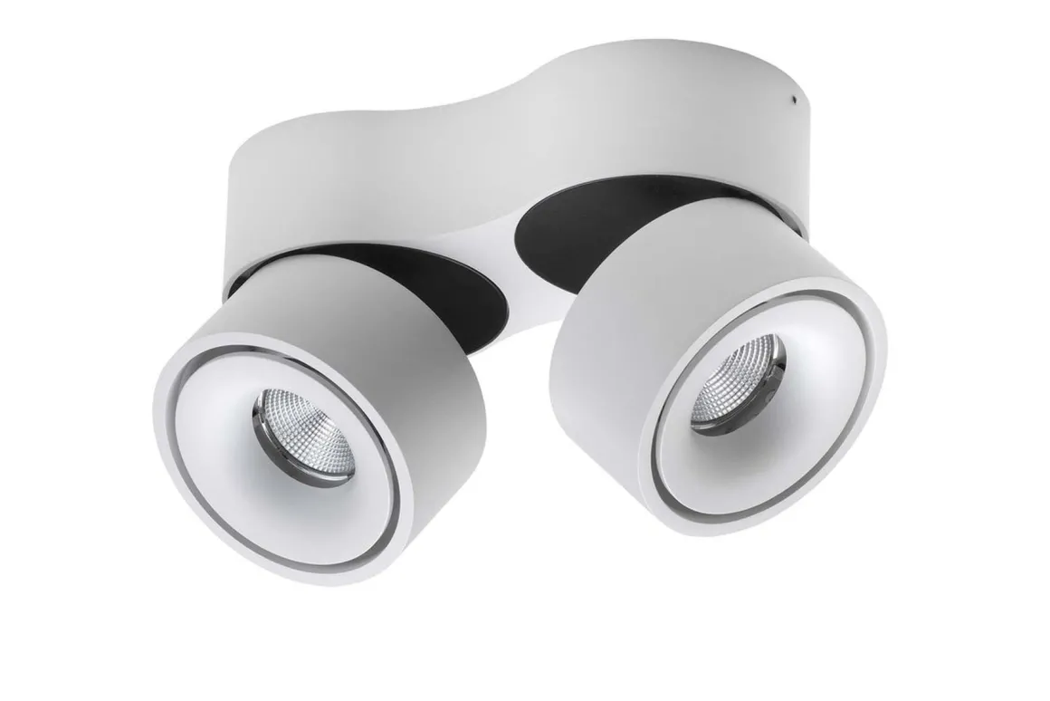 Easy W2100 Double takspot 2x10W 2700K Dimbar - Hvit