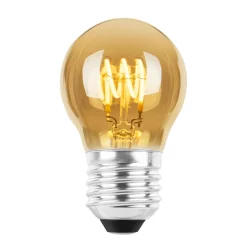 Ecolux E27 Spiral filament LED 4W 2200K 45 mm dimbar - Amber