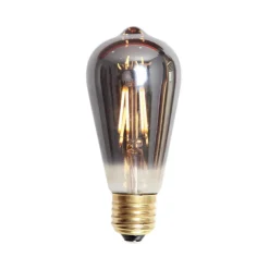 Edison E27 lanterne LED 4W 2200K 60mm dimbar - Røykfarget