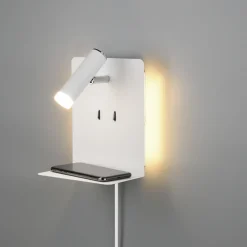 Element vegglampe - Hvit