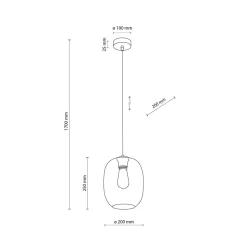 Elio takpendel 20 cm