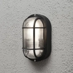 Elmas vegglampe utendørs IP44 - Svart