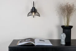 Elsa buet vegglampe - Svart