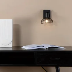 Elsa justerbar vegglampe - Svart