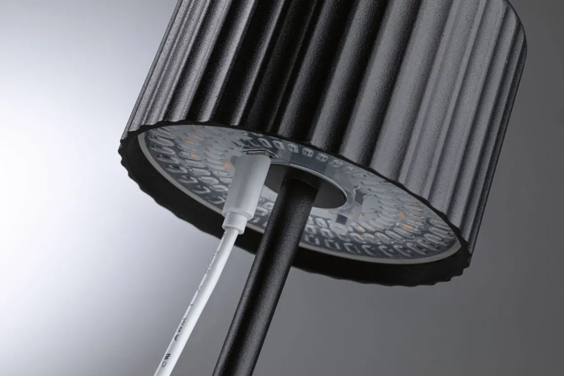 Else bordlampe oppladbar via USB eller solcelle 2700 Kelvin IP44