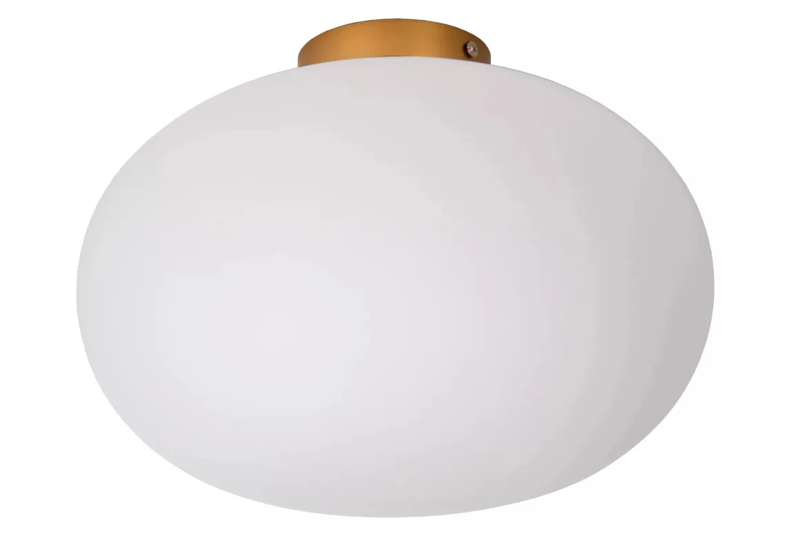 Elysee taklampe 38 cm - Opal/Gullfarget