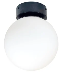 Emrik taklampe - Svart/Opal