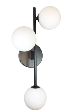 Emrik vegg/tak lampe - Svart/Opal