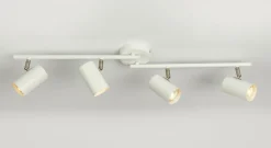 Era taklampe med 4 spotter - Hvit