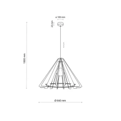 Eris takpendel 65 cm
