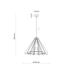 Eris takpendel 50 cm