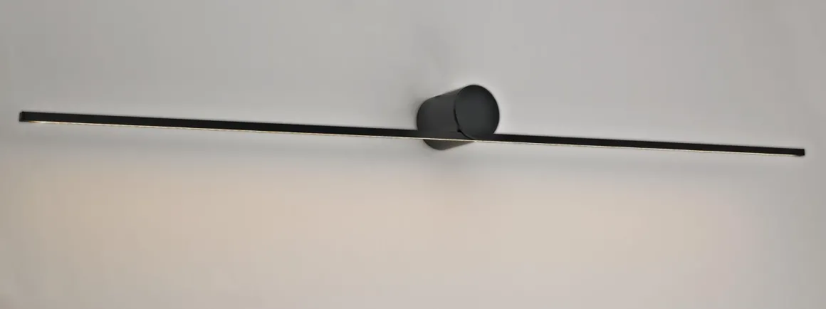 Eros 900 vegglampe IP44 dimbar - Svart