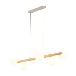 Estera wood takpendel 7-lys