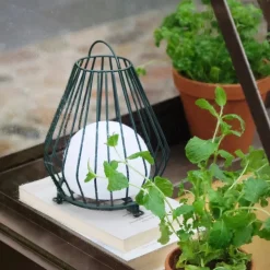 Evesham utendørs lanterne oppladbar liten