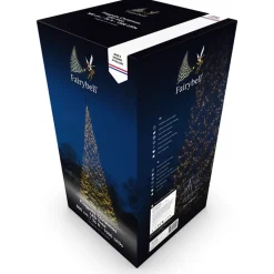 Fairybell 8M flaggstang julebelysning - 1500 LEDlys - med twinkle